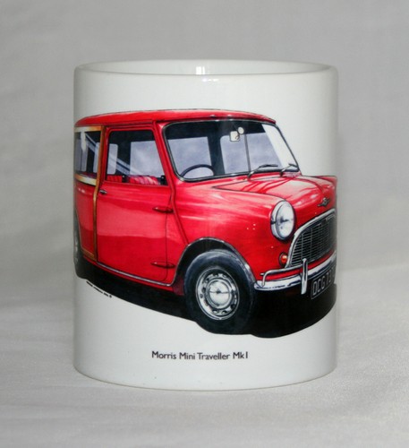 Classic car mug morris - classic,