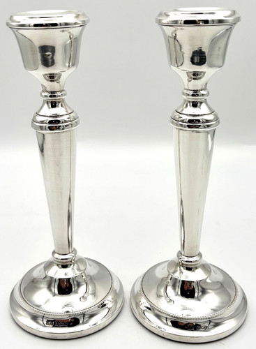 Sterling silver candlesticks - sterling,