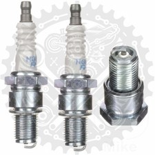 NGK Spark Plug BR9ES 2 pcs Fits Vespa ET2 50 1997-2005