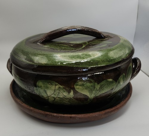 Antique tunisian tagine with - antique,
