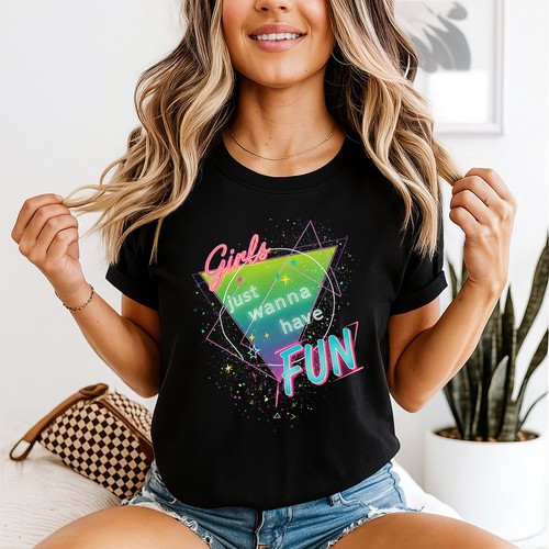 Womens 80s shirt - 80s, t