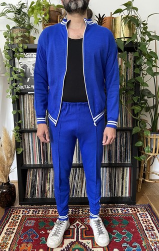 Vintage 1980s blue tracksuit - vintage,