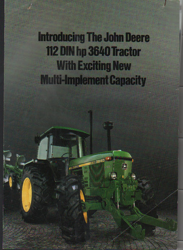 1984 john deere 3640 - john, 112hp