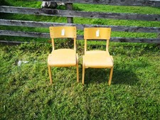 Vintage Stacking School Chairs