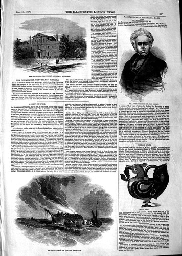 Original old antique print - antique,