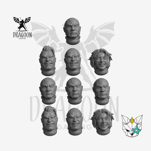 Carcharodon style heads - style,