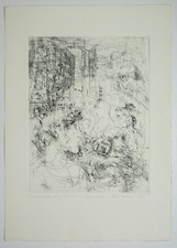 Gitta Kettner: etching autographed dated 79 No 50/29