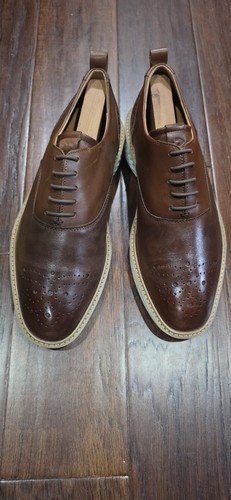 Mens brown leather ecco - brown,
