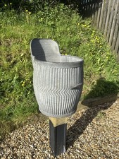 Rare vintage galvanised dolly tub With Built In Scrub Section Rub-A-Tub Senior