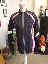 dBoardman Cycling Jacket Ladies UK 14- Vgc-  Pink & Black -