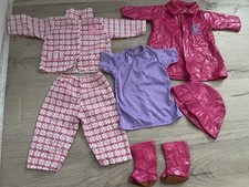 2 outfits Smoby Chad Valley Zapf Dolls Clothes Outfit Roxanne Rosie Rio Robbie 