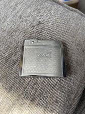 Silver Match" gas lighter, likely from the mid-20th century, identifiable by the