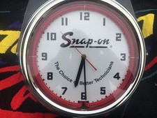 Snap On Tools Rare Neon Wall Clock Official Merchandise
