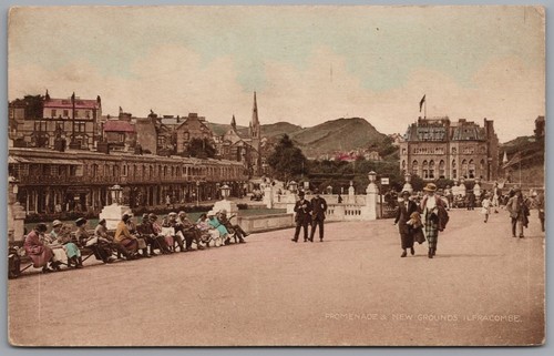 Ilfracombe devon promenade - devon, &