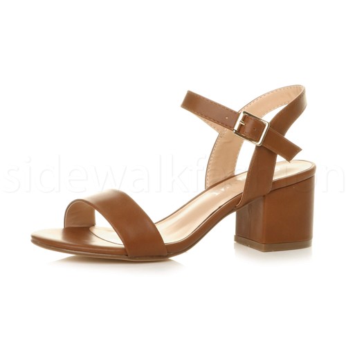Womens ladies low mid block