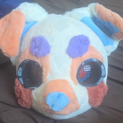 Fursuit mask with character - fursuit,