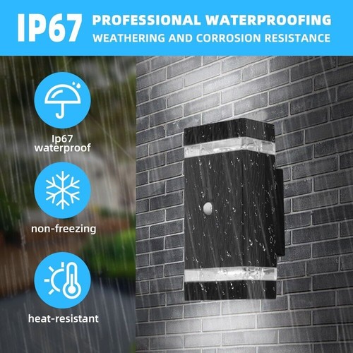 Garden light down pir - light,