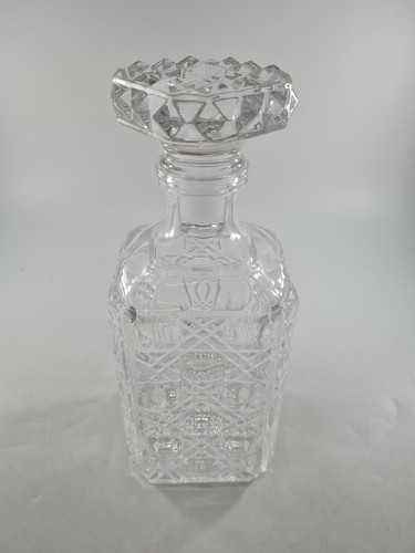 Vintage cut glass - glass, decanter