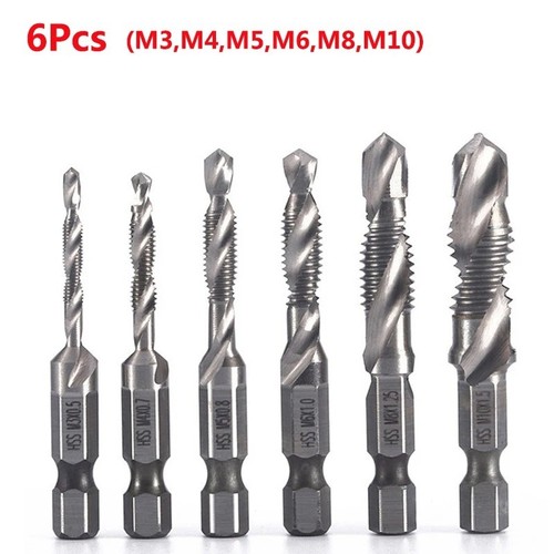 6pcs m10 hex shank titanium - m3-m10,
