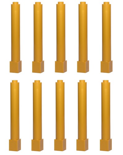 Lego bricks round 1x1x6 pack - lego,