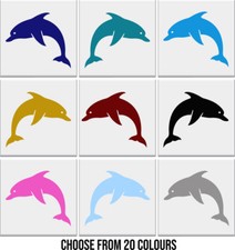 Bathroom Tile Stickers Transfers DOLPHIN Nautical Vinyl Wall Decals 70x47mm