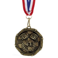 Racing / Motorsport Medals with Ribbon - Engraved FREE your message - Free P+P