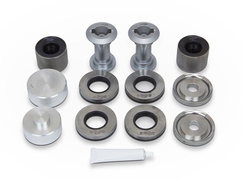 Rubber bearing swingarm
