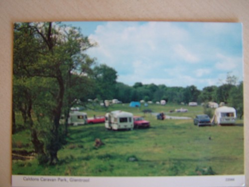 Postcard caldons caravan - postcard.,