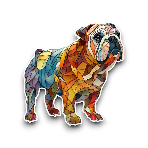 British bulldog puppy - british,