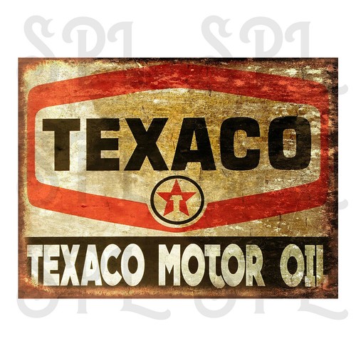 Texaco motor oil - motor, retro