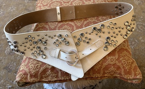 Rhinestone encrusted white - encrusted,