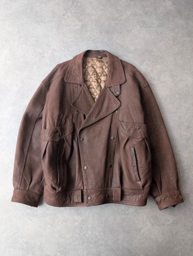 Leather jacket men large - leather,