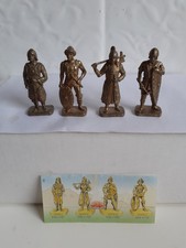 Kinder Surprise Toys. Solid Metal Soldiers 1995 Complete Set With Leaflet