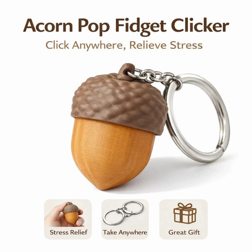 Acorn pop fidget clicker - pop,
