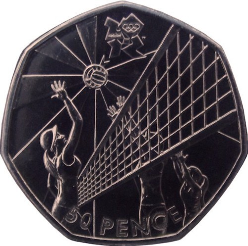 Olympic 50p coins - olympic,