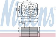 Nissens engine oil cooler for - cooler,