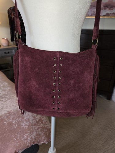 Minnetonka suede crossbody - minnetonka,