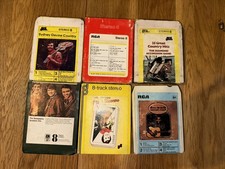 6x 8 Track Tape Cartridge