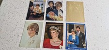 6 X VINTAGE POSTCARDS " PRINCESS DIANA/ PRINCE CHARLES