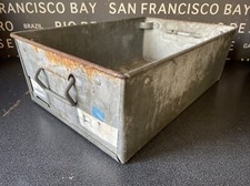 Industrial Galvanised Tote Bin Metal Storage Box