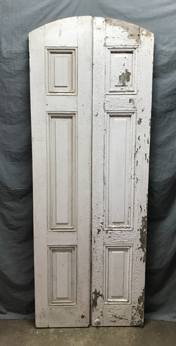 Pair arch top antique house - pair,