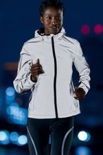 Reflective Waterproof Jacket & Running Coat size L new 