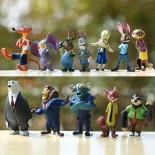 12Pcs Disney Zootopia Action
