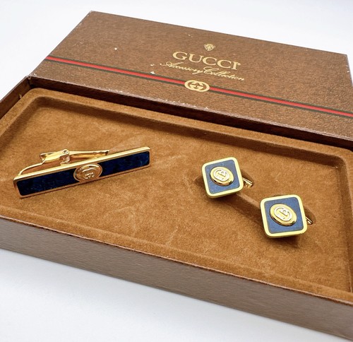 Gucci cufflinks tie - tie, set