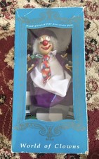 World Of Clowns Hand Painted