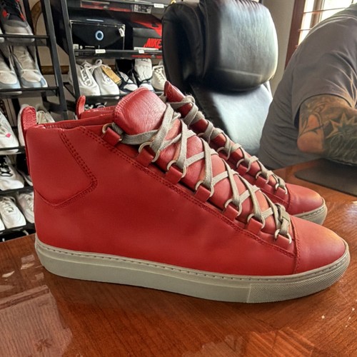 Balenciaga arena red - arena, leather