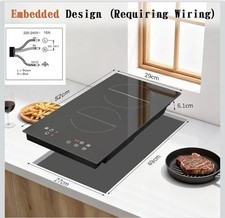 Induction Hob 2 Ring, Two Zone