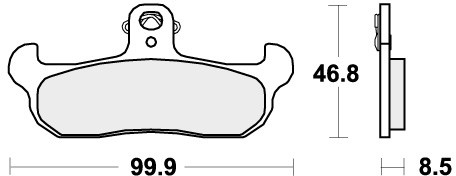 Sbs brake pads front for - sbs,