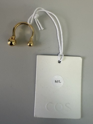 Cos floating globe ring gold - cos,