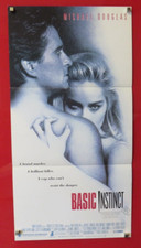 BASIC INSTINCT ORIGINAL 1992 CINEMA DAYBILL FILM POSTER Michael Douglas 90's
